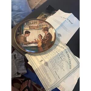 Norman Rockwell Collector Plate "A Time to Keep", Ltd Edition Knowles